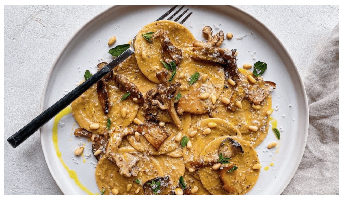 Corzetti aux champignons